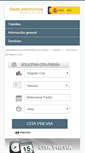 Mobile Screenshot of citapreviaregistrocivil.es