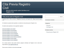 Tablet Screenshot of citapreviaregistrocivil.com